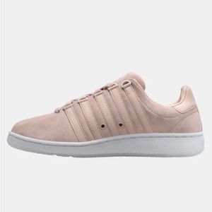 K-Swiss Classic VN Suede Sneakers Light Pink Salmon Shoes Mens sz 12 Court Style